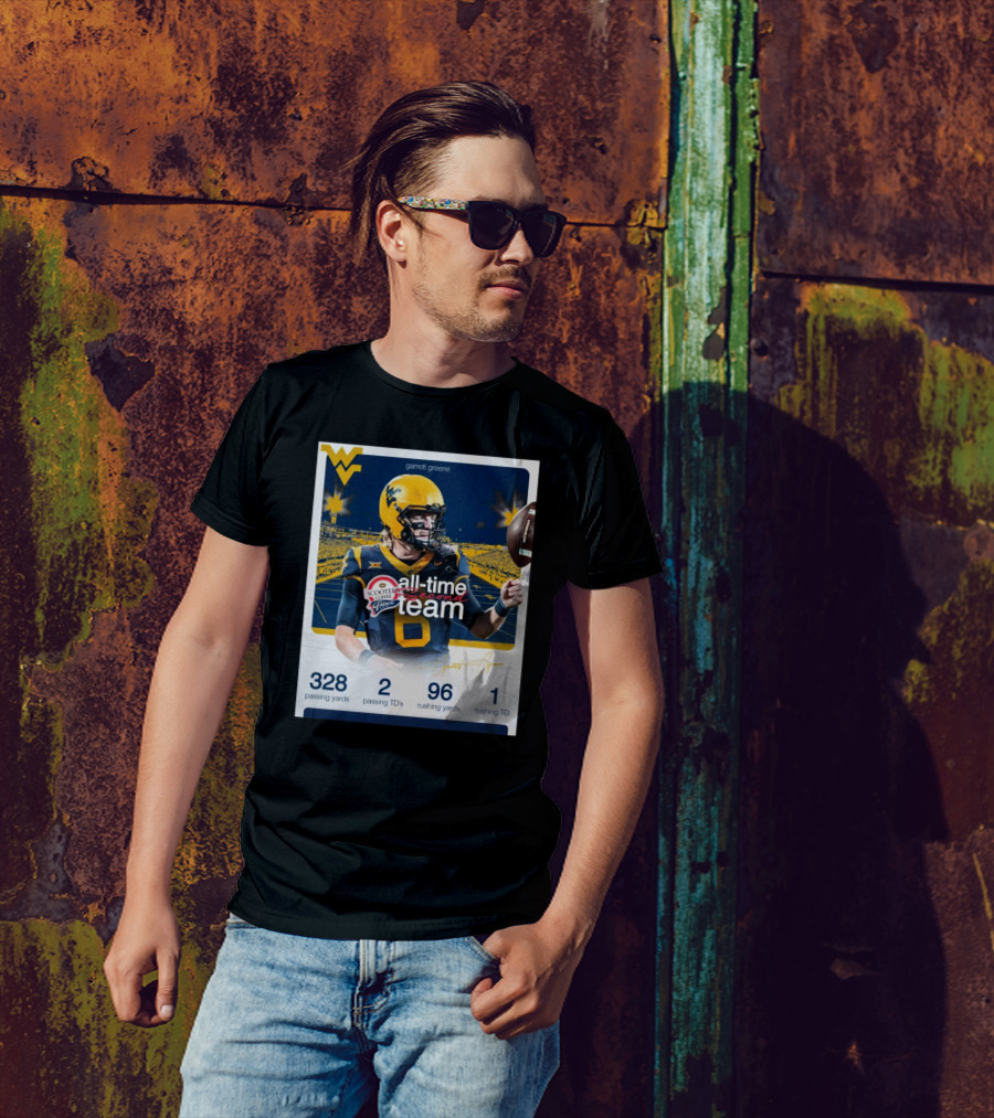 Garrett Greene Scooter’s Coffee Frisco Bowl All-Time Second Team With 328 Passing Yards Signature T-Shirt