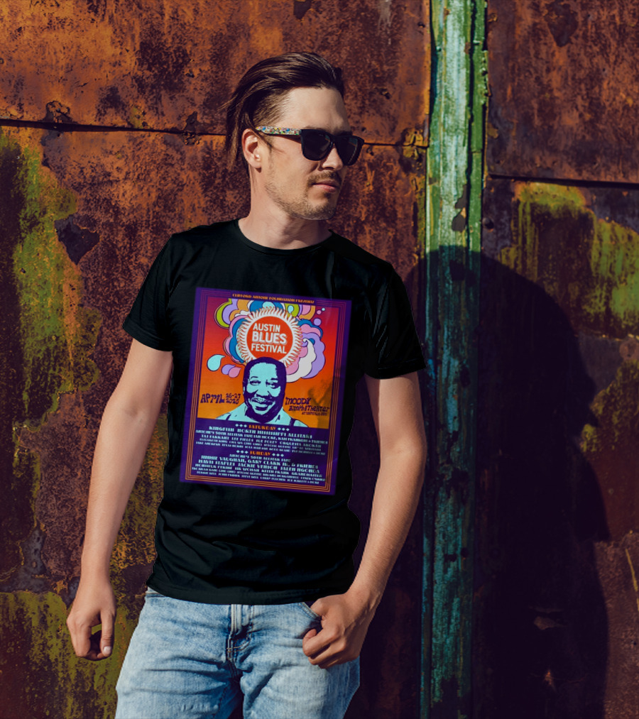 Gary Clark Jr. And Jimmie Vaughan To Lead Allstar Jam At Austin Blues Fest 2025 T-Shirt