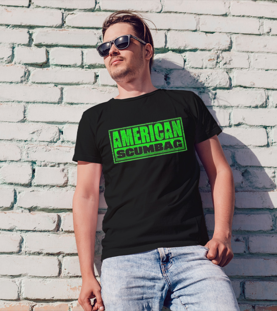 Hazheart American Scumbag Logo T-Shirt