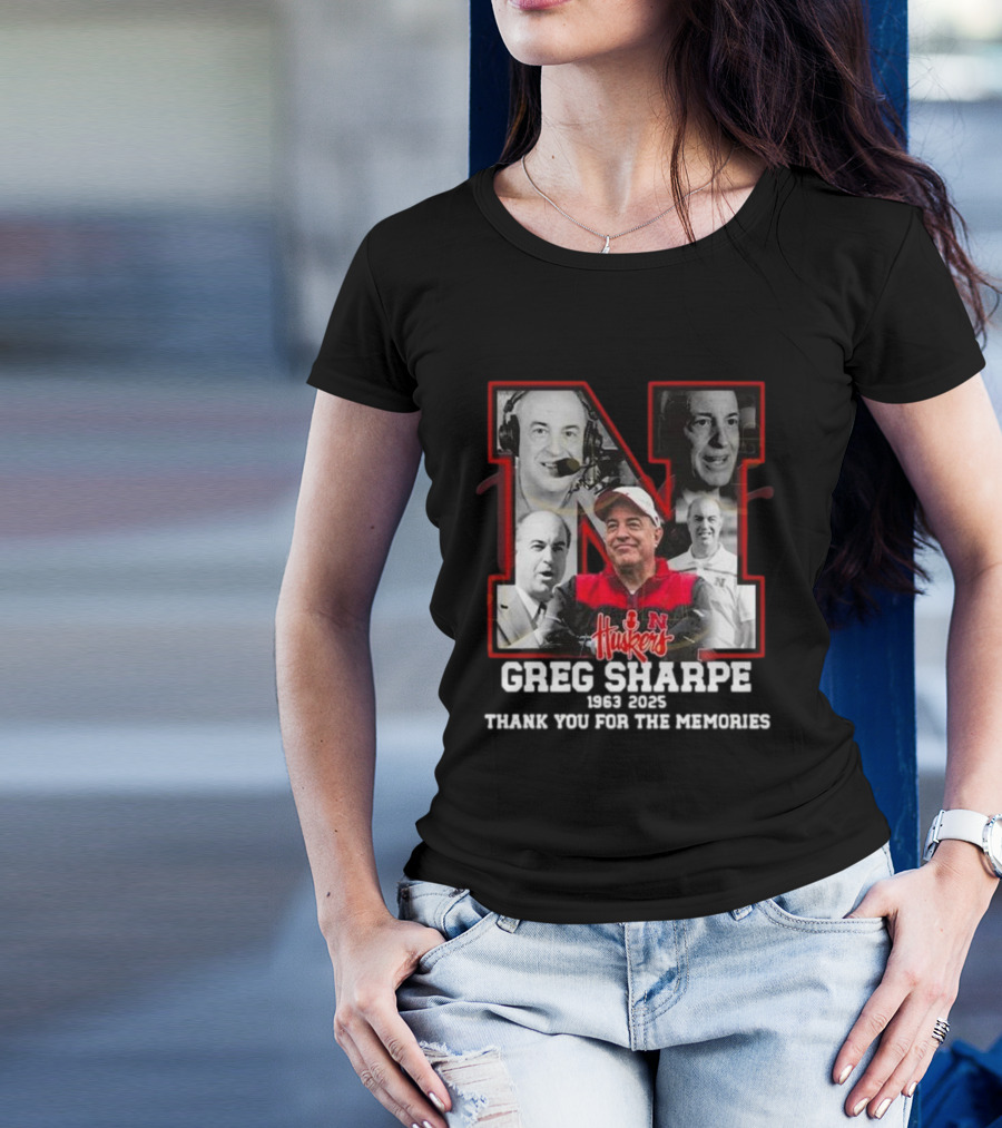 Greg Sharpe 1963-2025 Thank You For The Memories T-Shirt