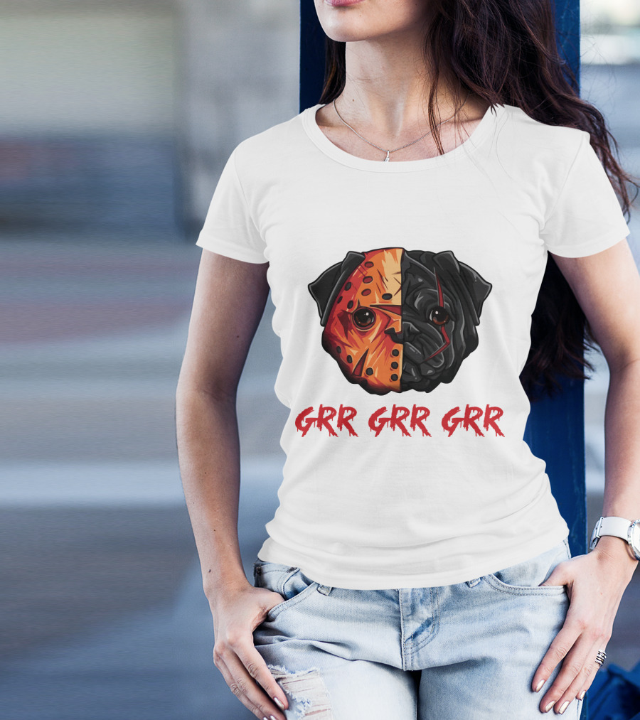 CH CH CH Grr Grr Grr Pug Lover T-Shirt
