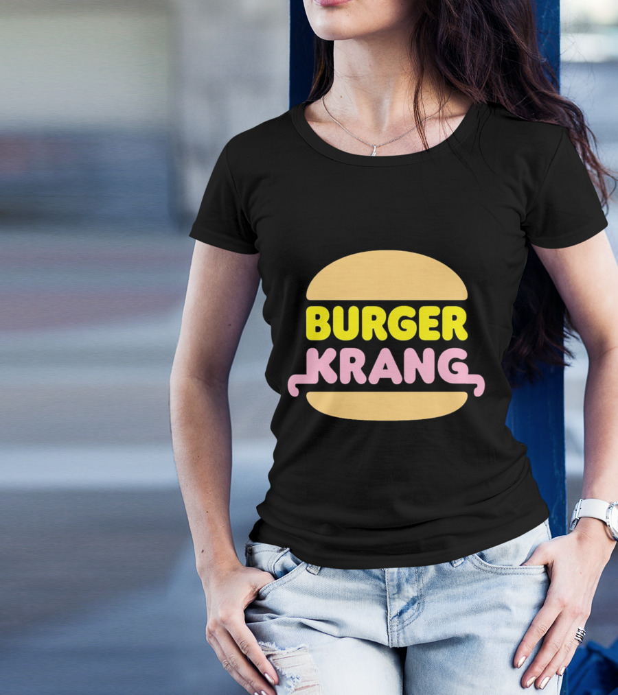 Burger Krang Neon Comic T-Shirt