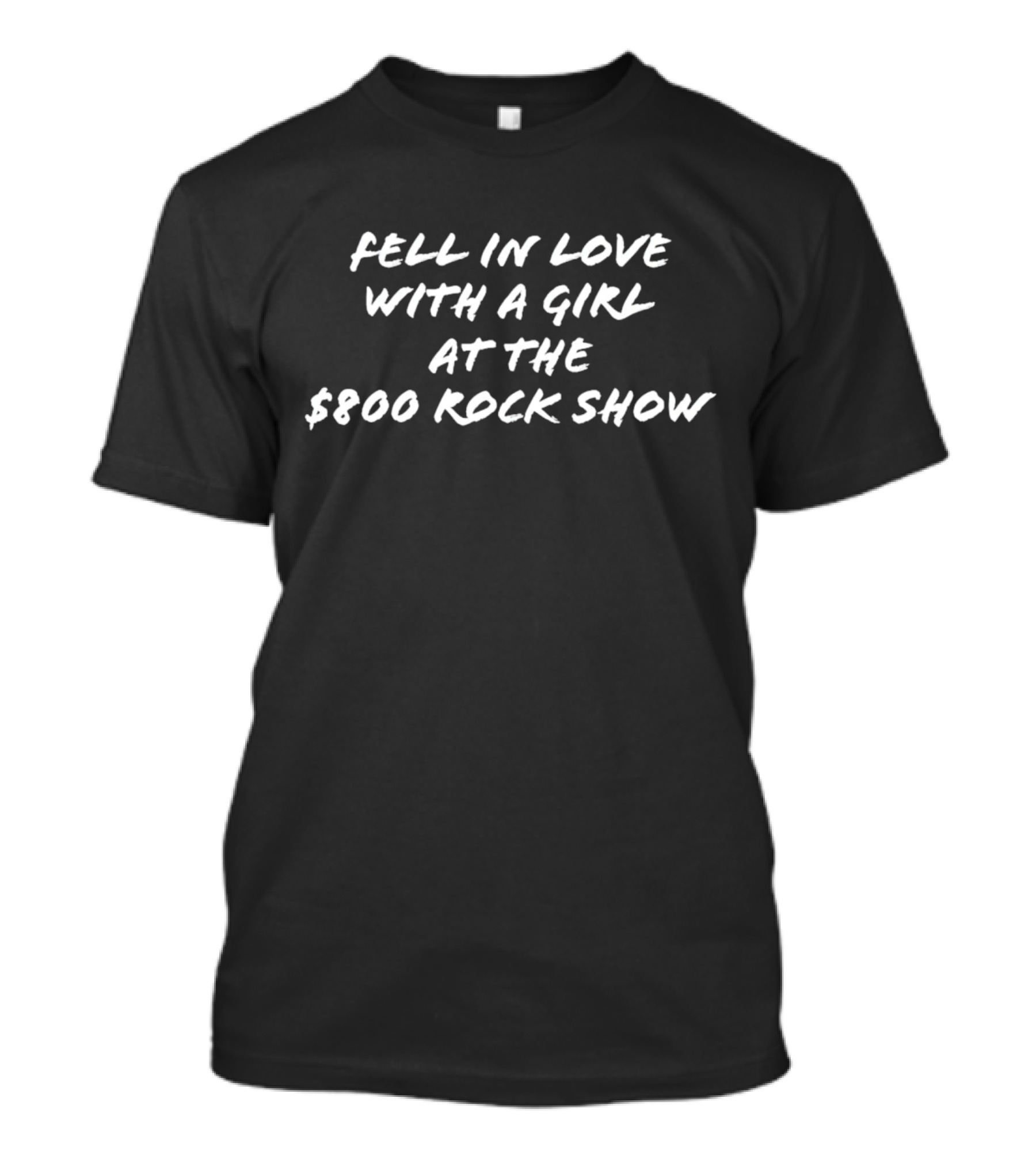 Fell In Love With A Girl At The $800 Rock Show T-Shirt