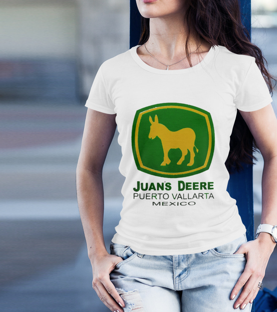 Juans Deere Puerto Vallarta Mexico Donkey T-Shirt