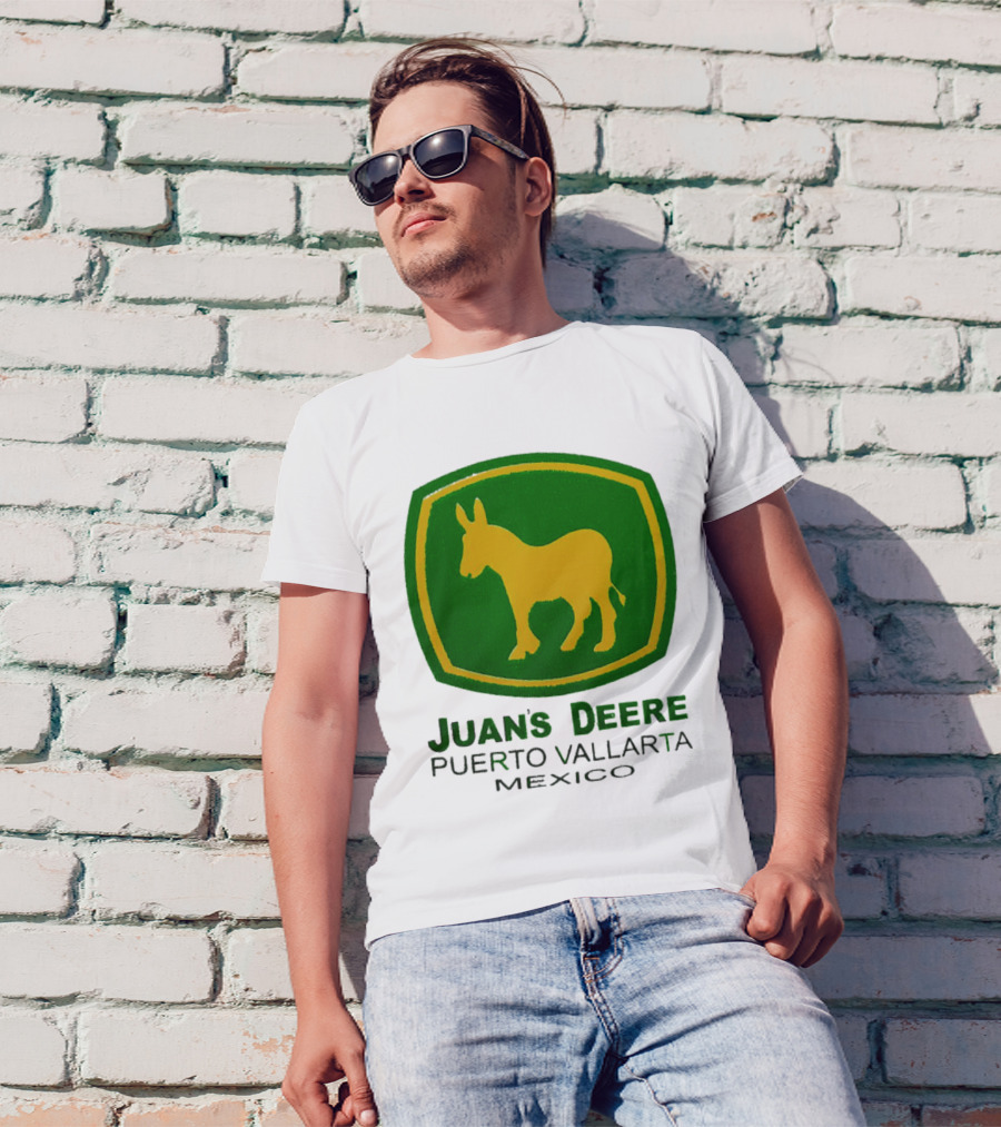 Juans Deere Puerto Vallarta Mexico Donkey T-Shirt