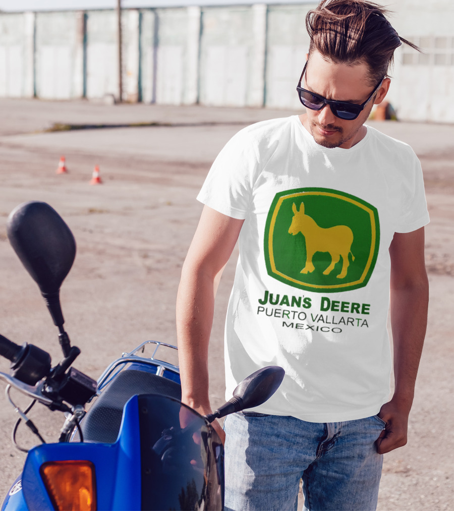 Juans Deere Puerto Vallarta Mexico Donkey T-Shirt