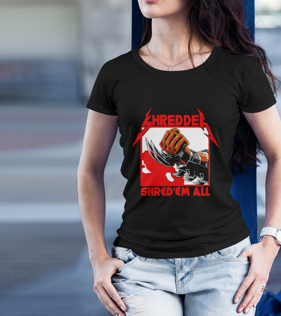 Shredder Shred ‘Em All Metal Fist T-Shirt