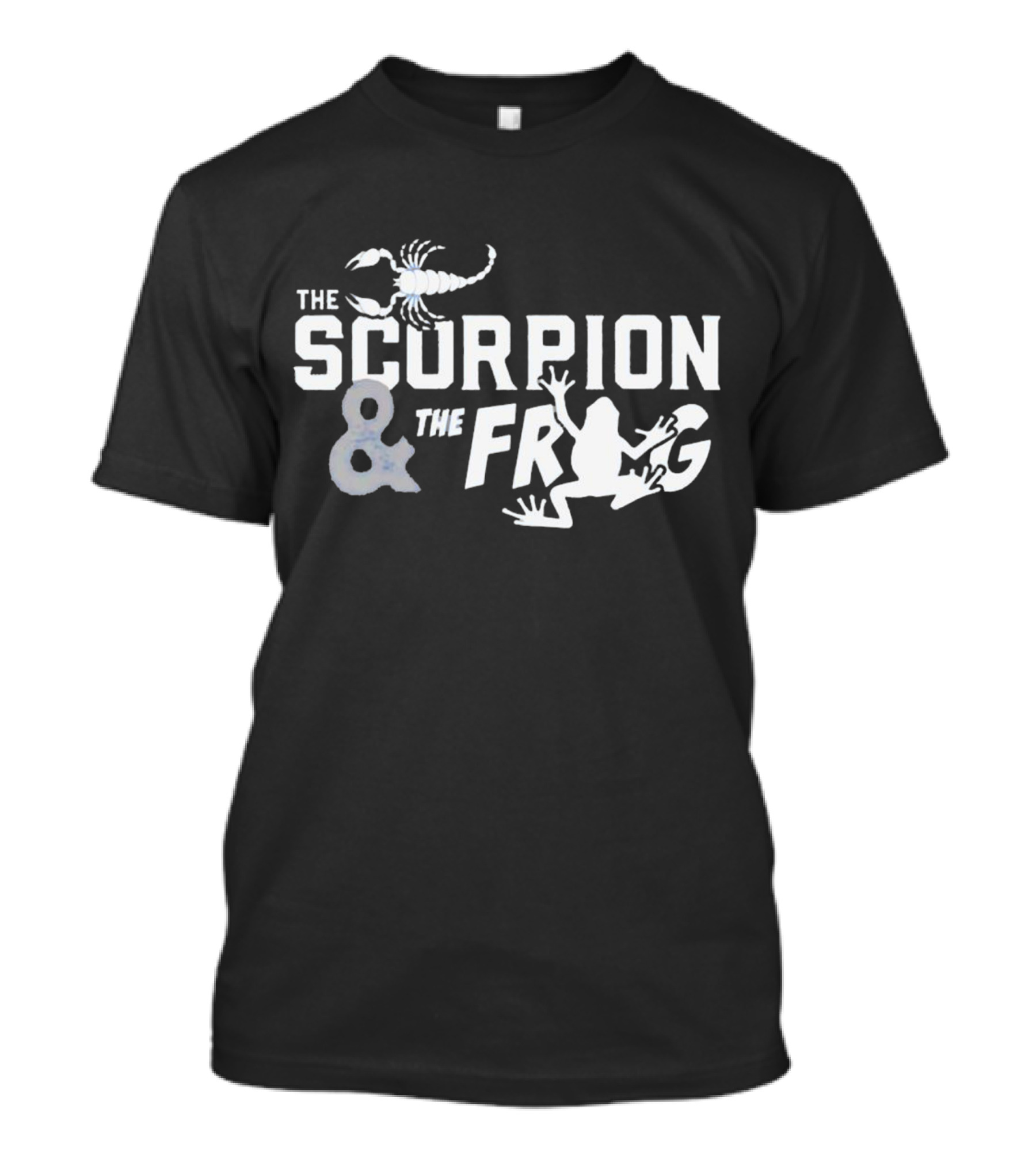 The Scorpion And The Frog Text Image With Scorpion And Frog T-Shirt