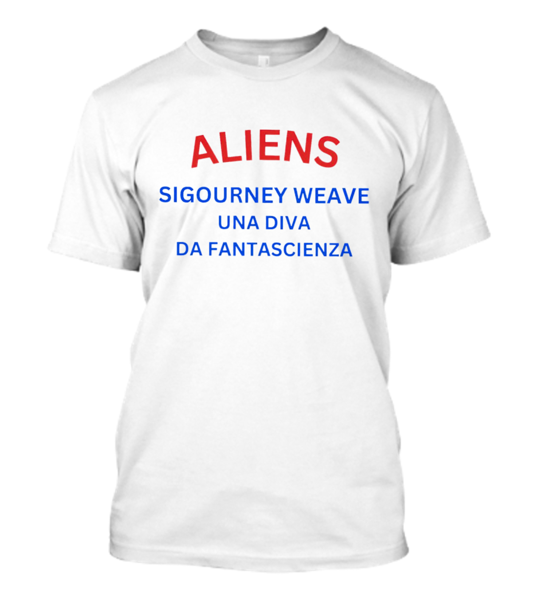 ALIENS Sigourney Weaver Una Diva Da Fantascienza T-Shirt