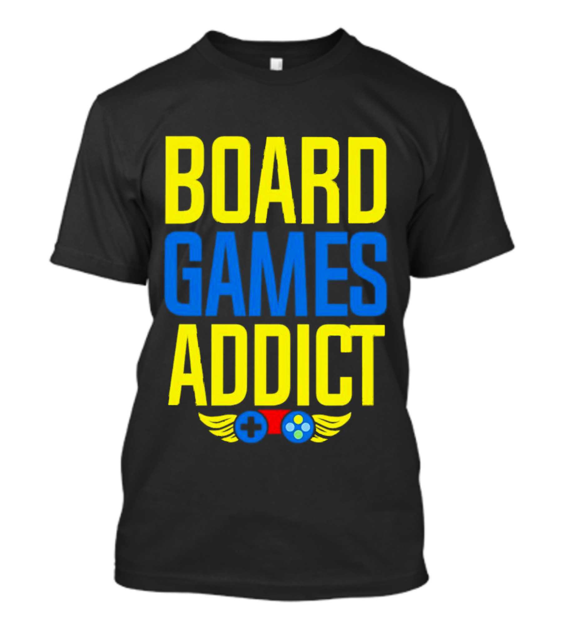 BOARD GAMES ADDICT CONTROLLER WINGS T-Shirt