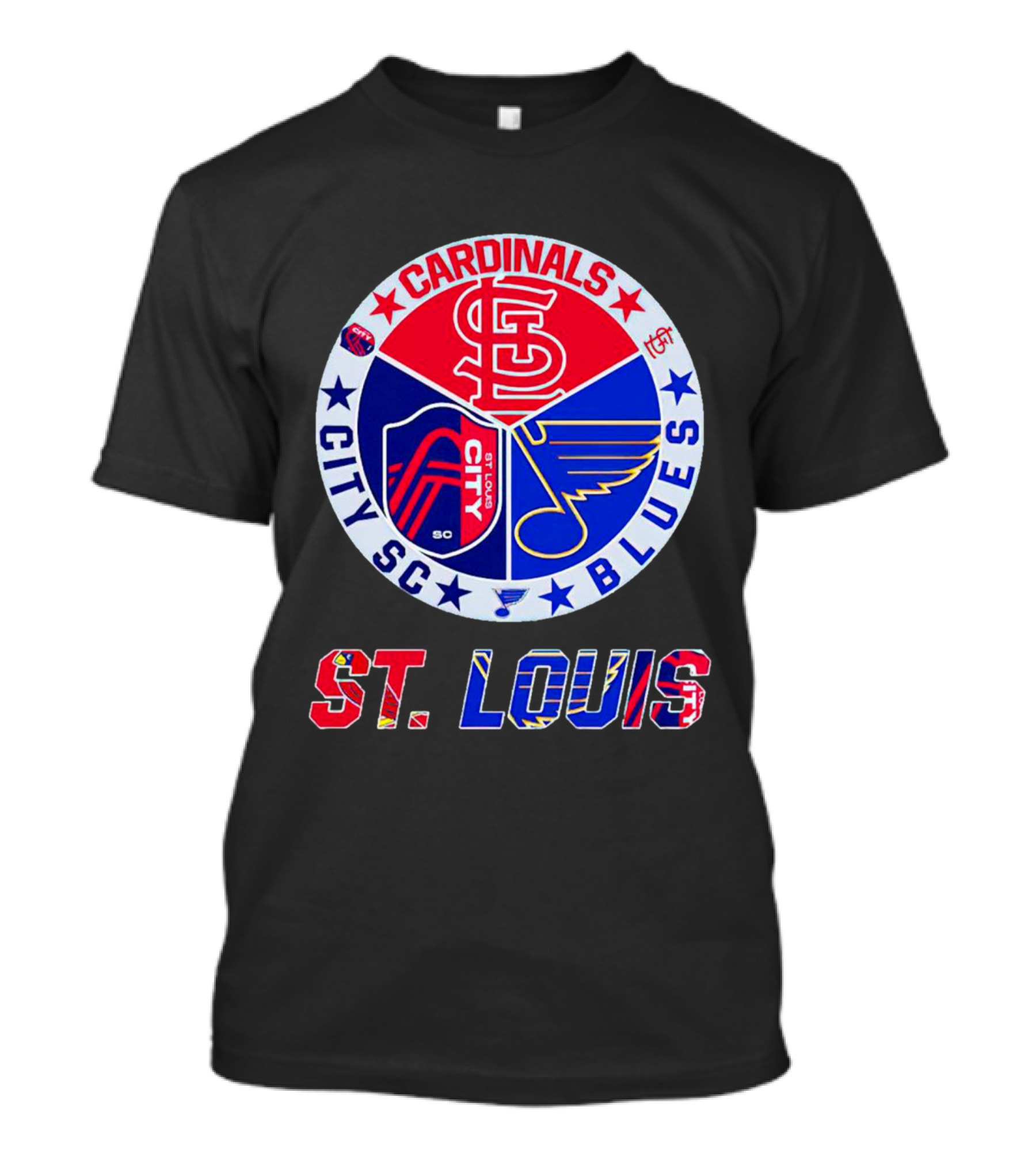 ST Louis Cardinals City SC Blues T-Shirt