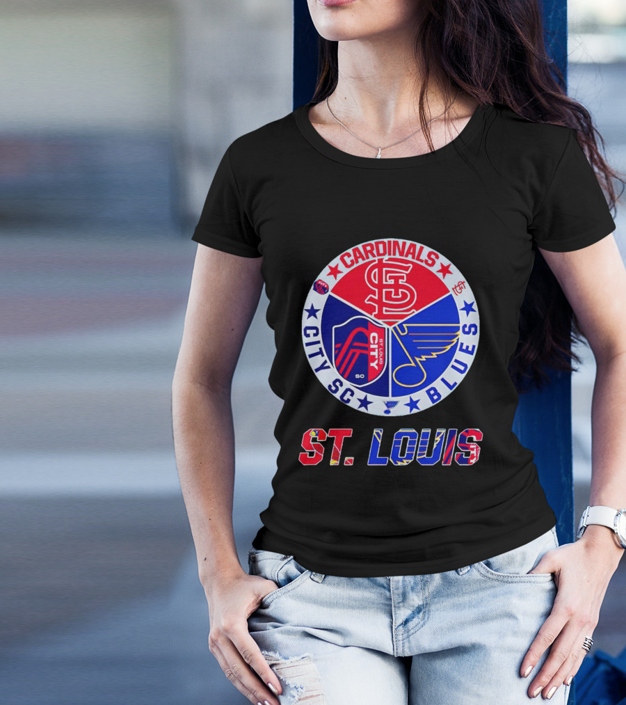 ST Louis Cardinals City SC Blues T-Shirt