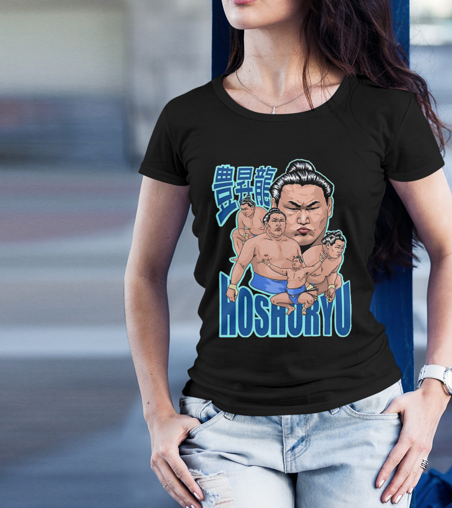 Hoshoryu Sumo Wrestler Action Poses And Expressions T-Shirt