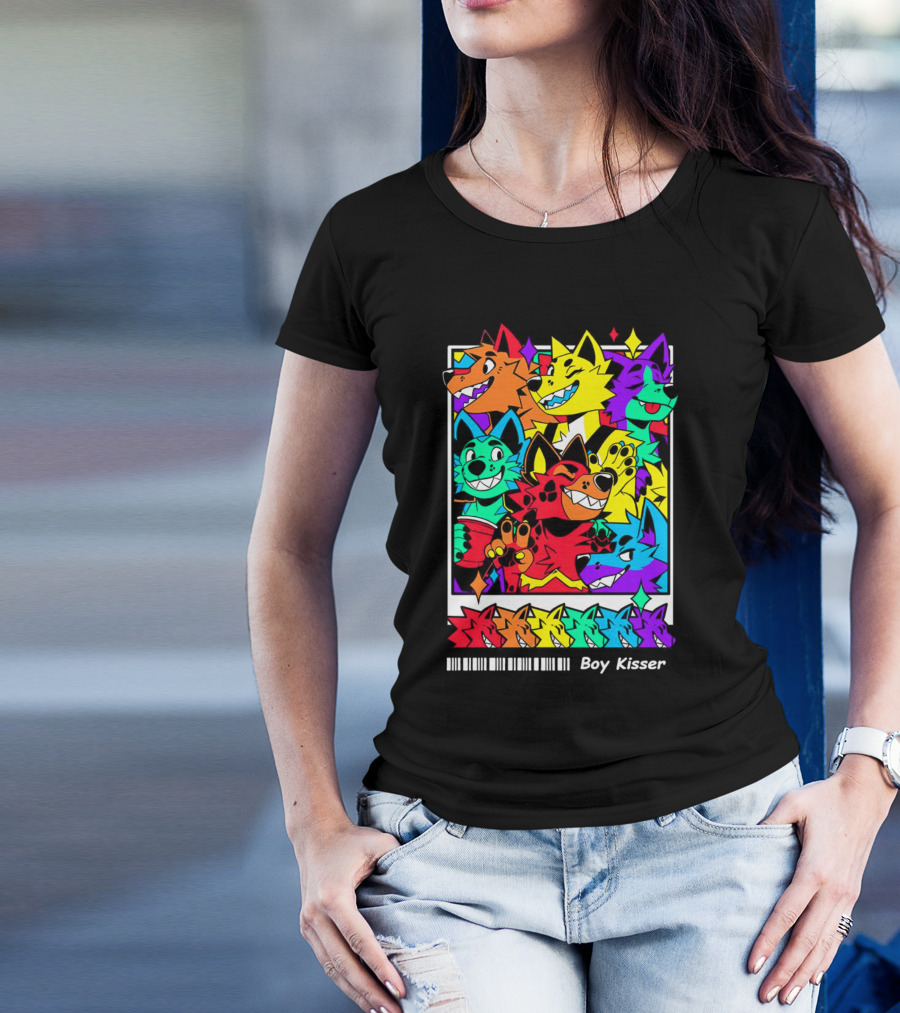 New Leaked Colorful Boy Kisser Fox Pack T-Shirt