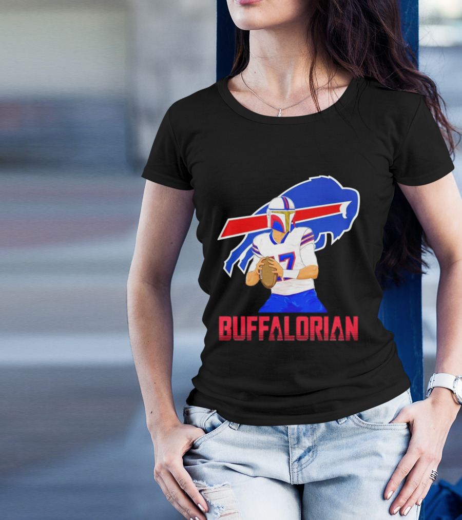 Bufflaorian Buffalo Bills Football Player With Buffalo T-Shirt
