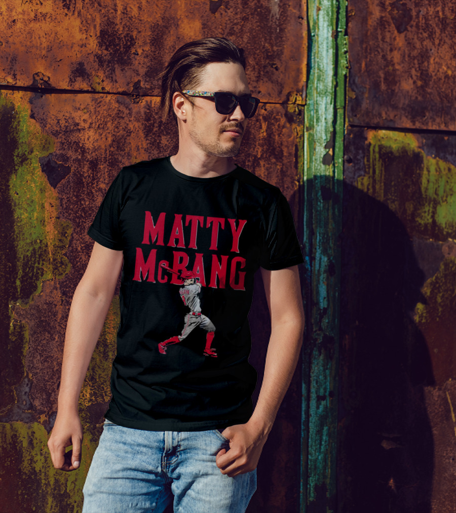 Matty McBang Matt McLain Cincinnati Reds Baseball Player T-Shirt