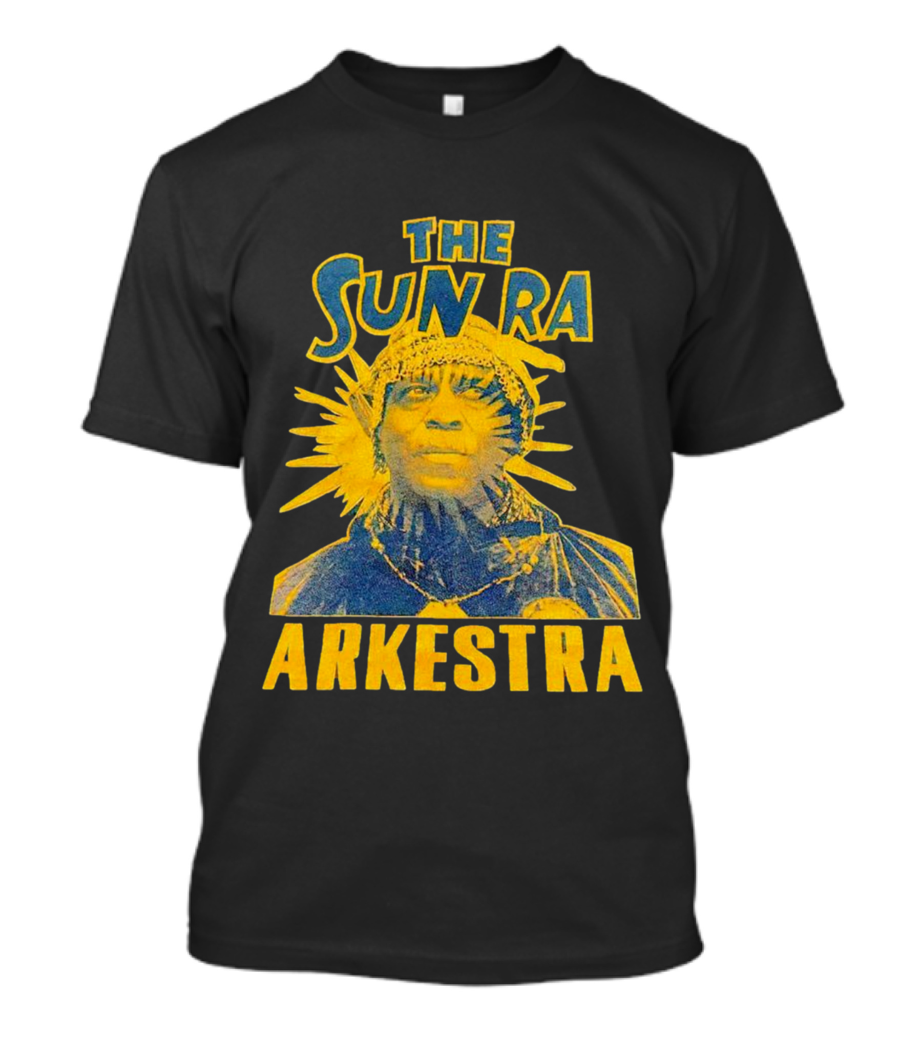 The Sun Ra Arkestra Cosmic Jazz Icon Yellow T-Shirt