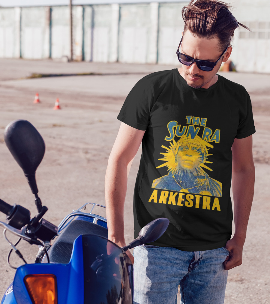 The Sun Ra Arkestra Cosmic Jazz Icon Yellow T-Shirt