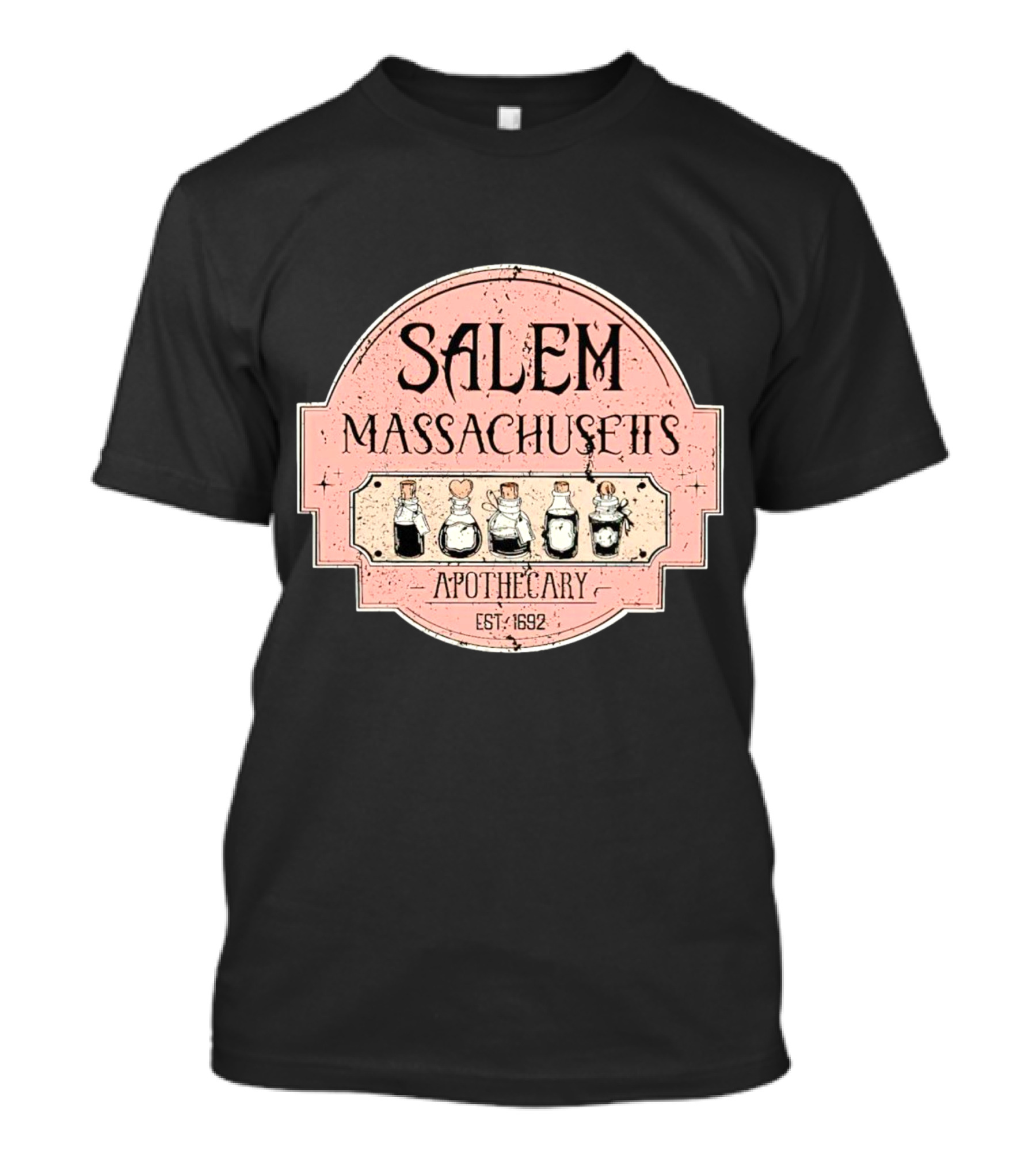 Salem Massachusetts Apothecary Est. 1692 Halloween T-Shirt