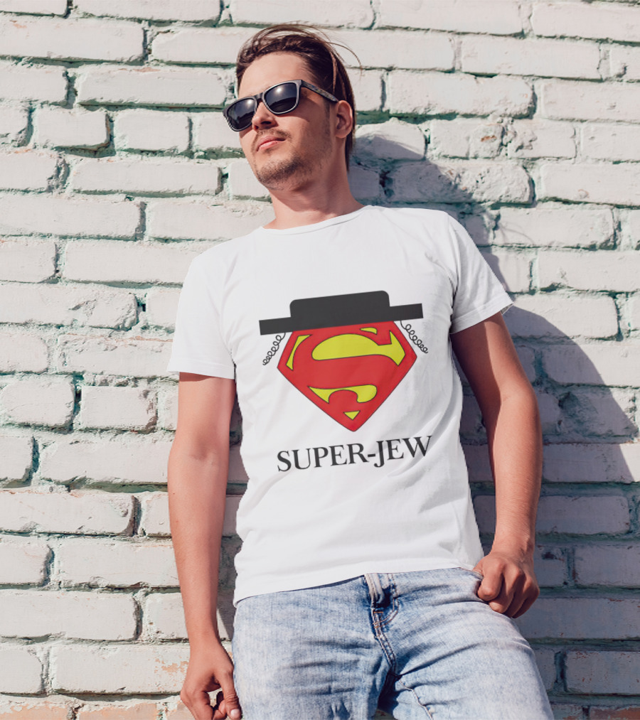 Superman Super-Jew Emblem T-Shirt