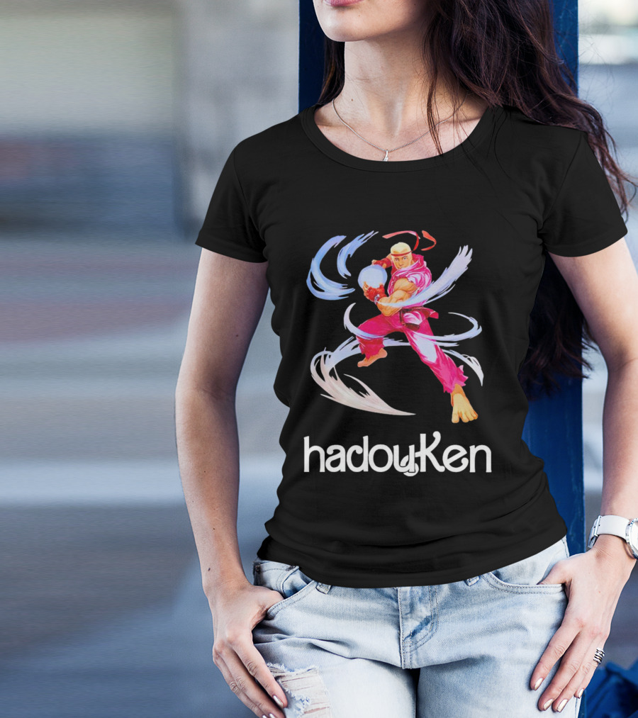 Barbie Hadou Ken Fighter Moves Hadouken T-Shirt