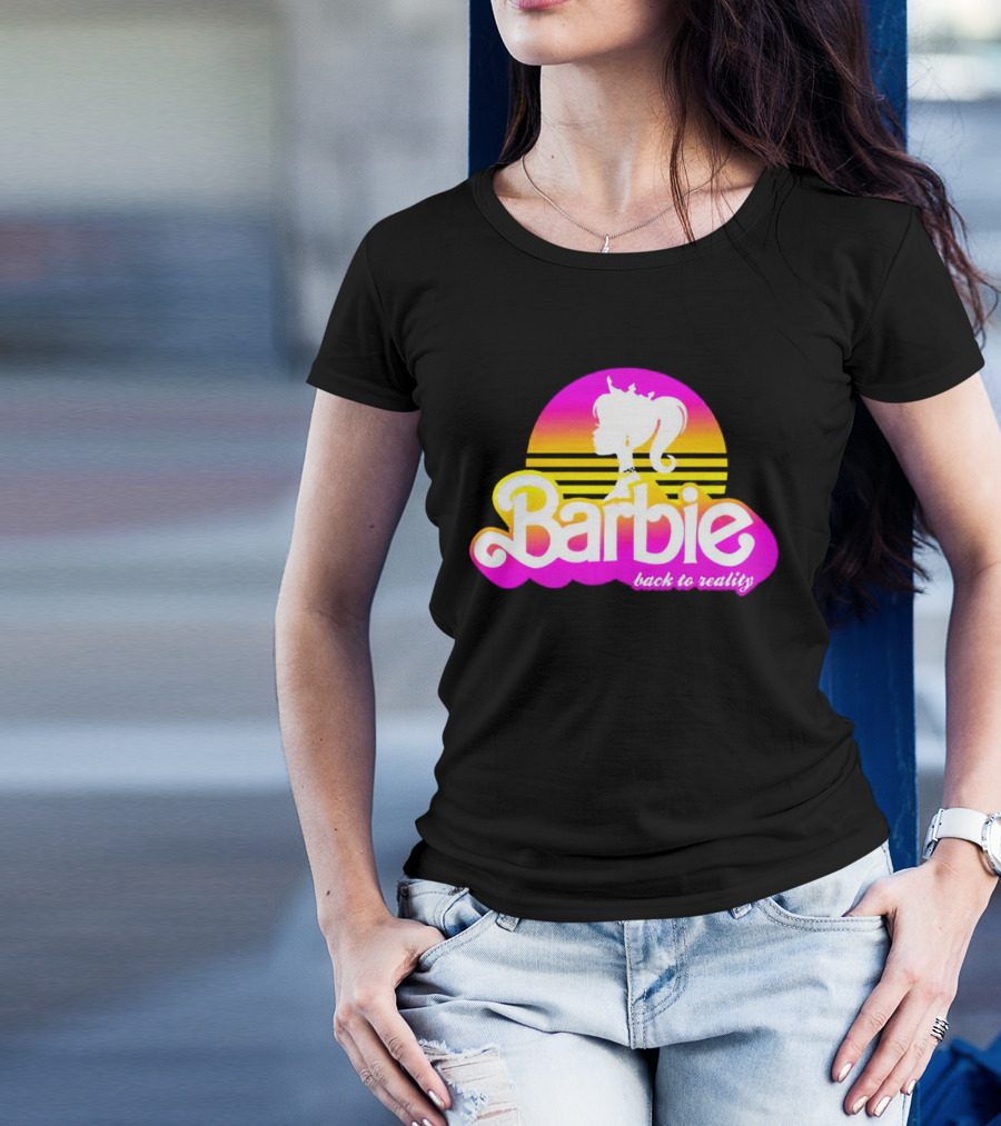 Barbie Back To Reality Retro Sunset T-Shirt