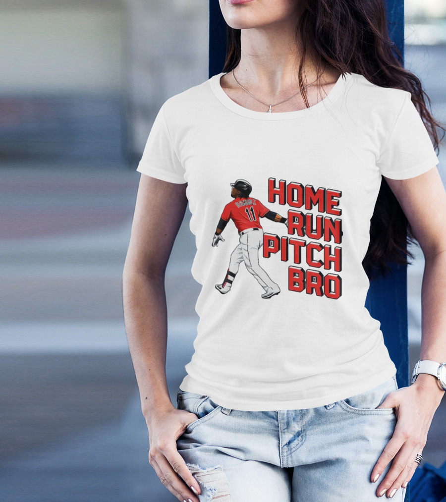 Jose Ramirez 11 Home Run Pitch Bro T-Shirt