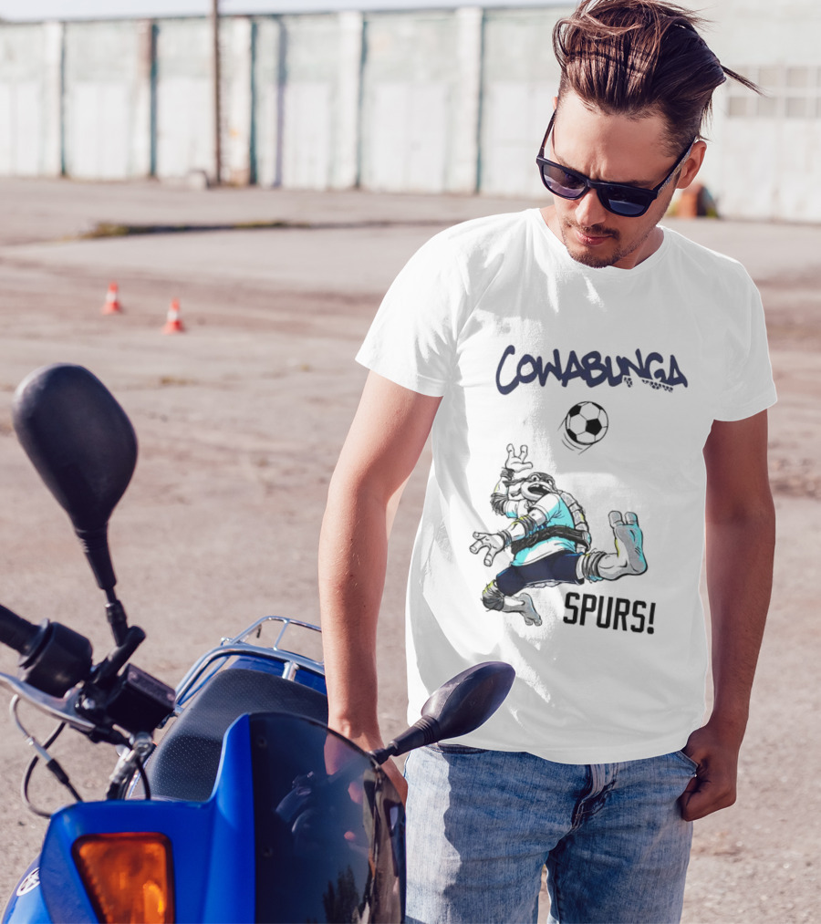 Cowabunga Soccer Spurs X Teenage Mutant Ninja Turtles T-Shirt