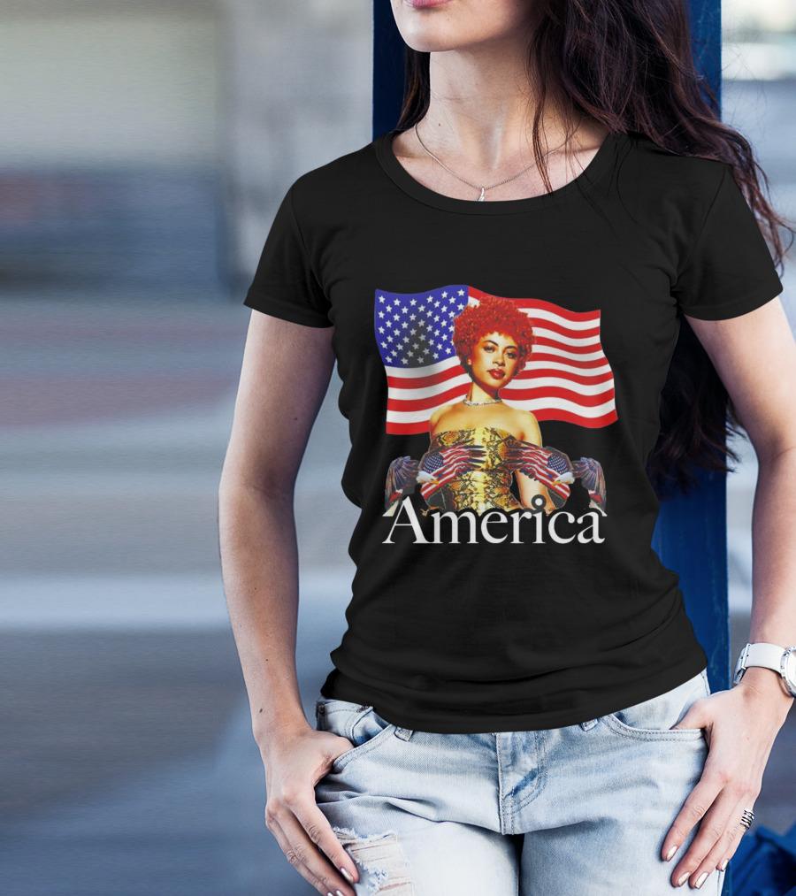 Ice Spice America United States Flag T-Shirt