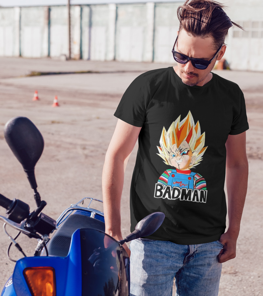 Vegeta Badman Good Guys Mashup T-Shirt