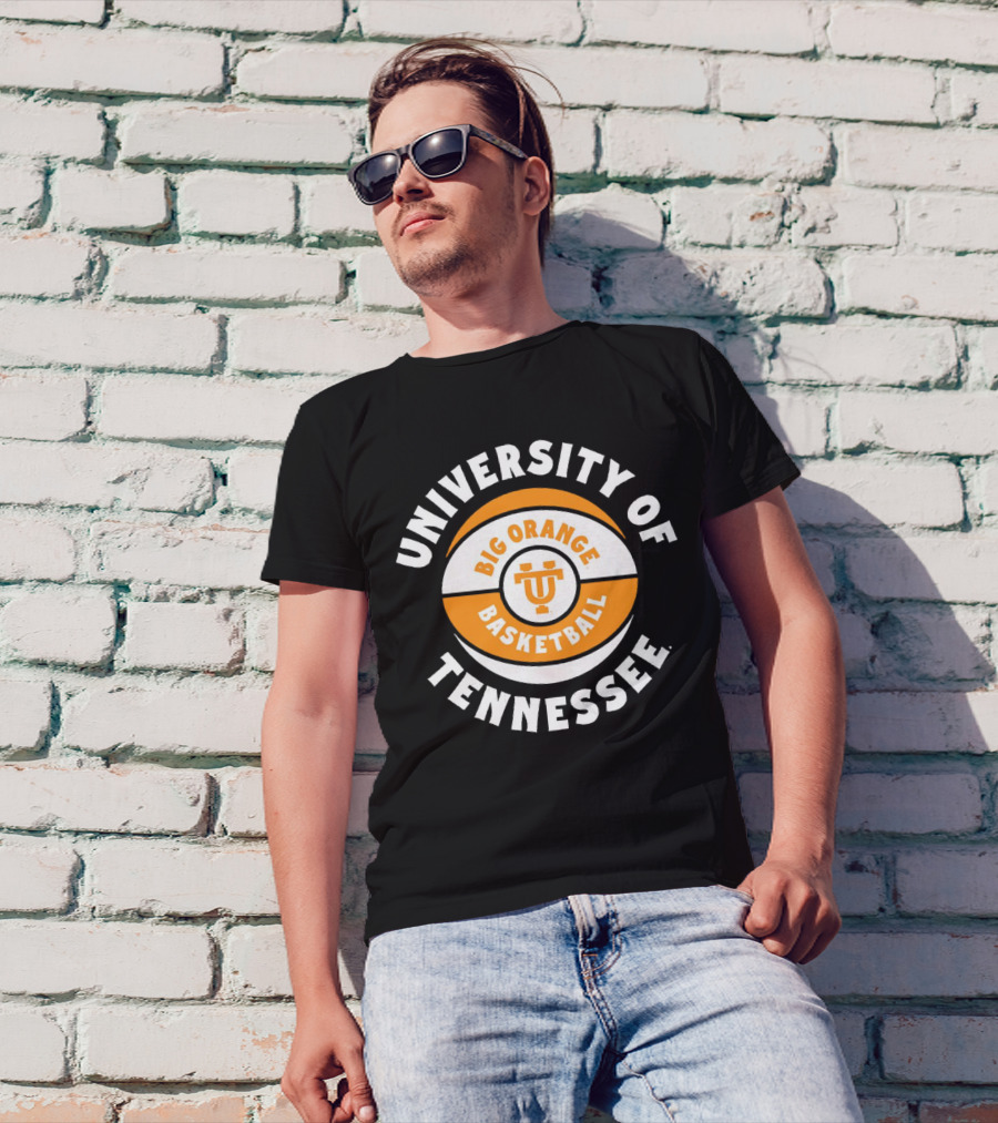 Big Orange Basketball Vintage University Of Tennessee T-Shirt