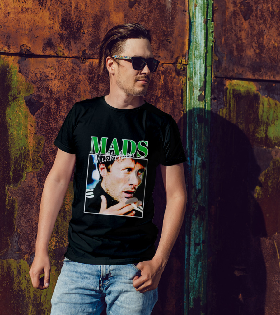 Mads Mikkelsen 90’s Vintage Style Hannibal Concept T-Shirt