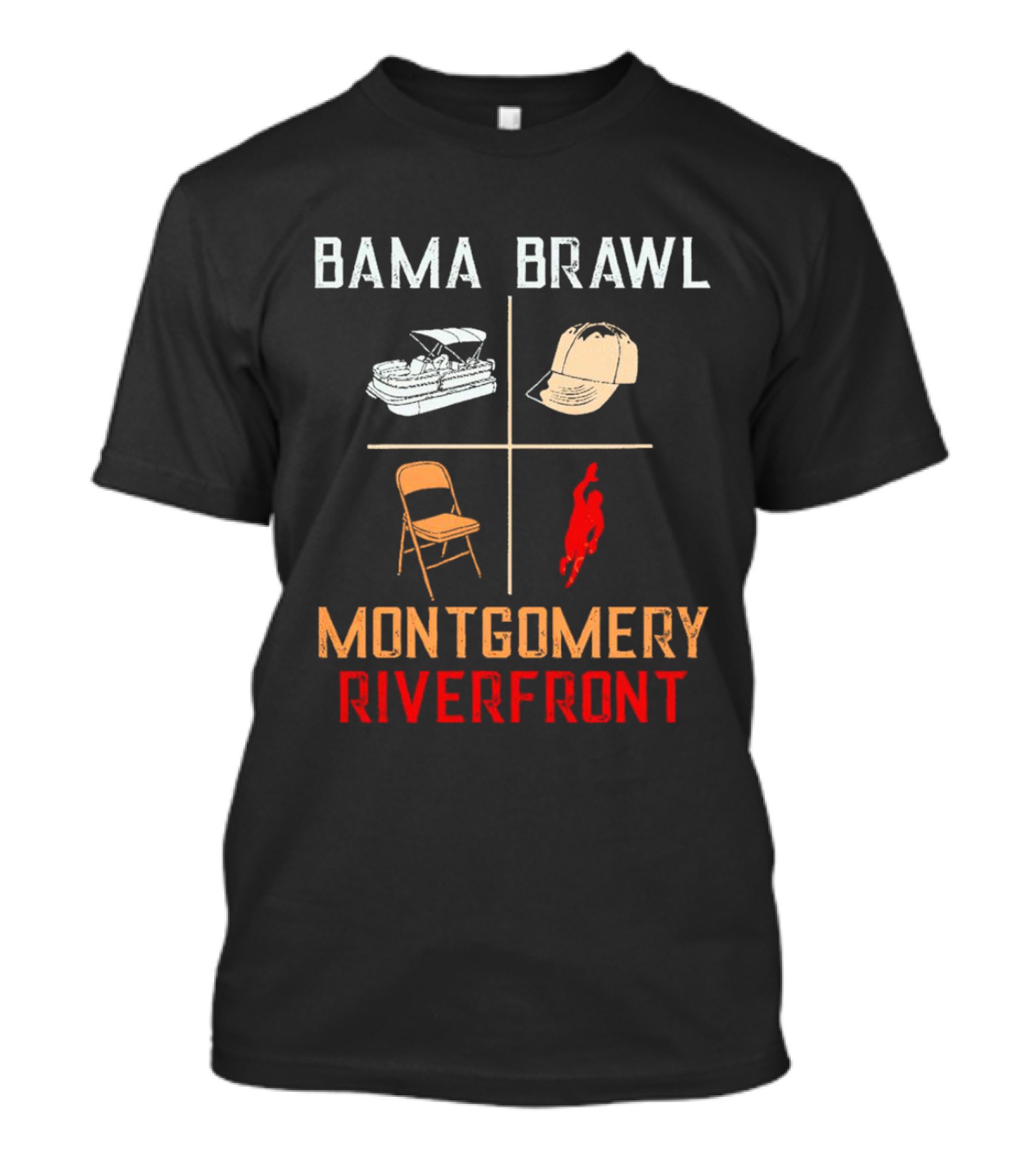 Bama Brawl Montgomery Riverfront Chair Hat Boat Jumper T-Shirt