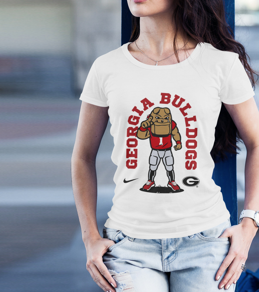 Georgia Bulldogs Mascot Athletic Bulldog T-Shirt