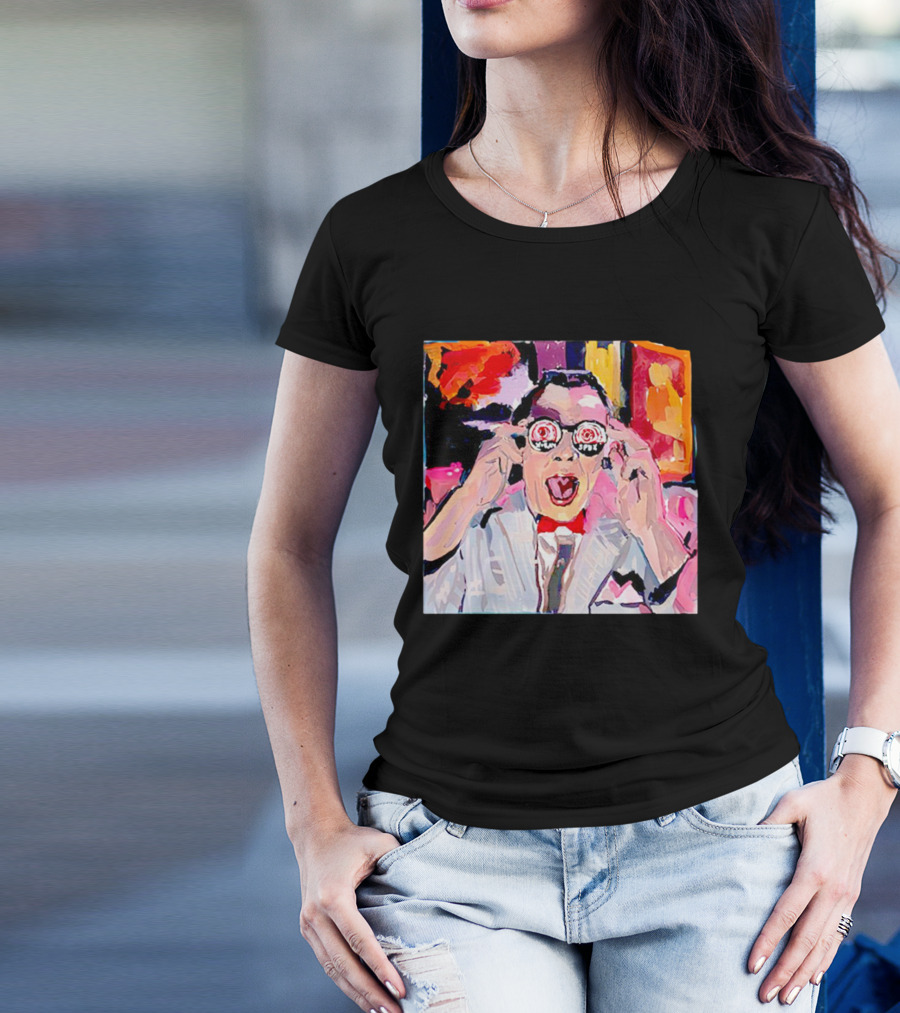 Pee Wee Herman 80s Jambi Playhouse Retro Glasses T-Shirt