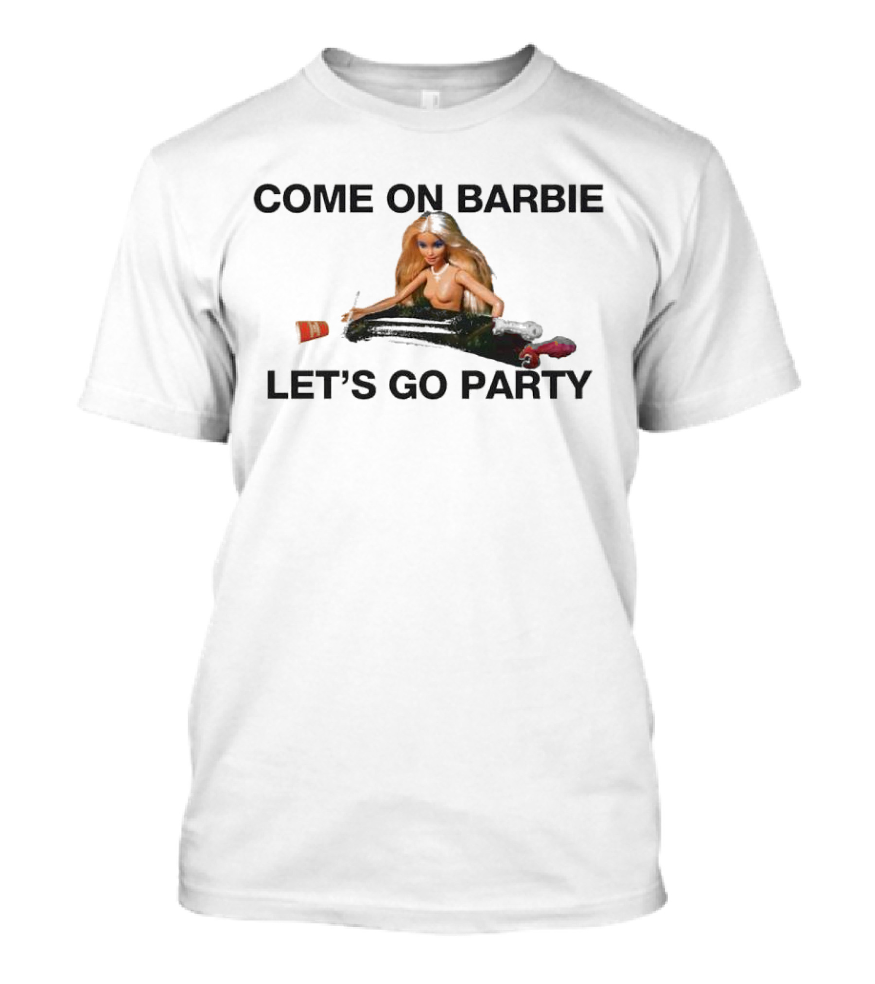 COME ON BARBIE LET'S GO PARTY Rugged Style Fashion Top T-Shirt