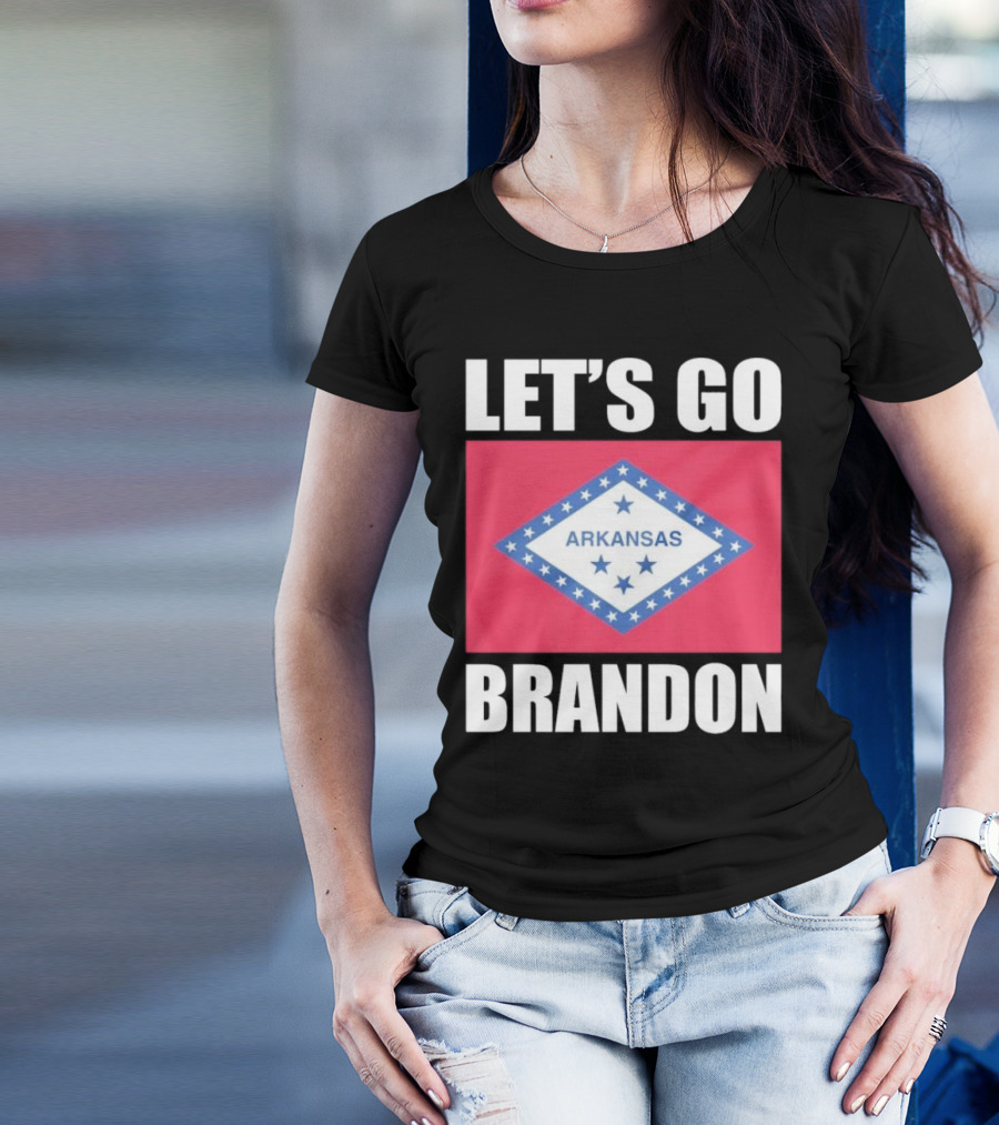 LET'S GO BRANDON ARKANSAS FLAG T-Shirt