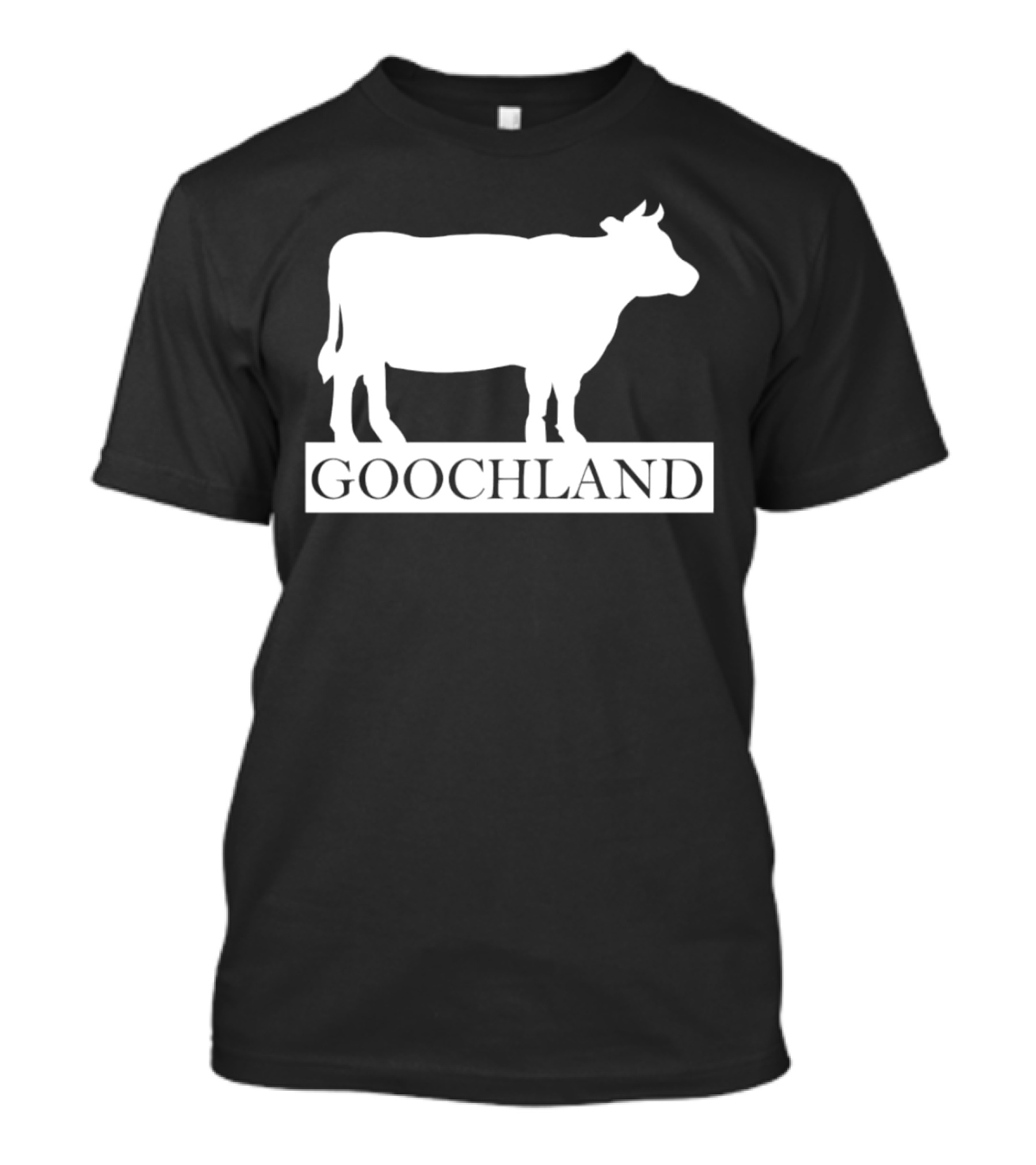 Goochland Cow Silhouette White T-Shirt