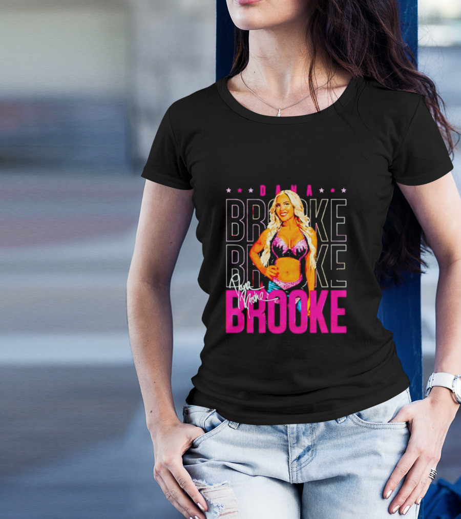 Dana Brooke Signature Name Repeat T-Shirt