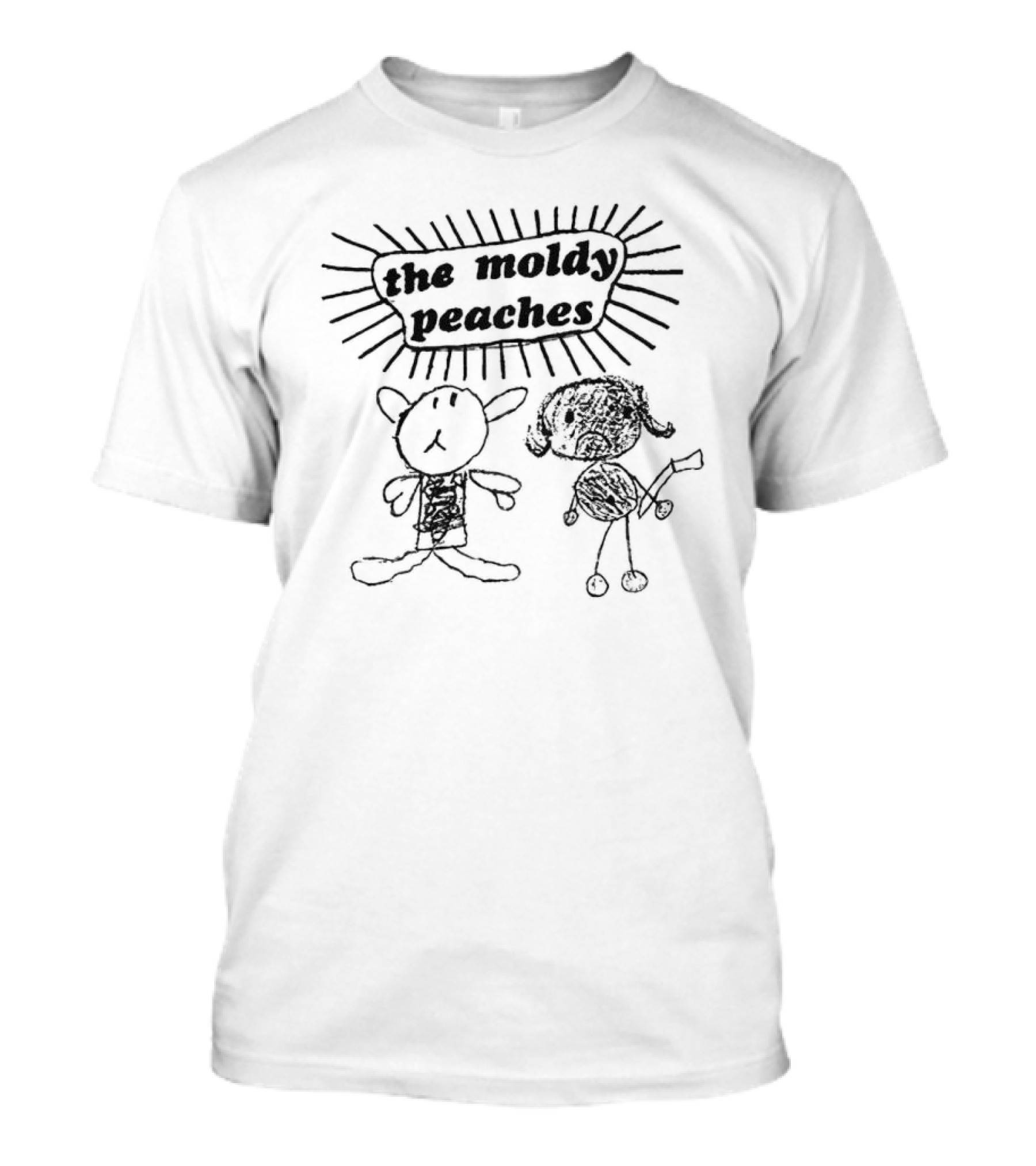 The Moldy Peaches Illustrated Characters T-Shirt