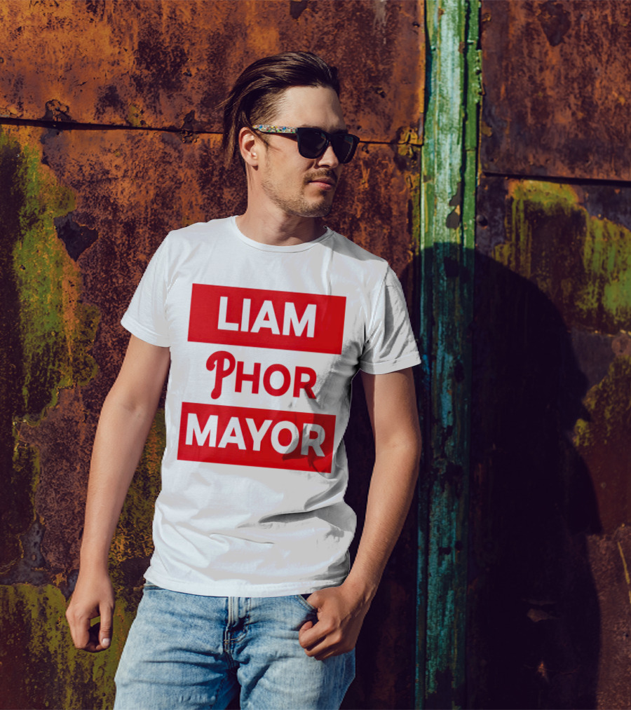 LIAM PHOR MAYOR Philadelphia Phillies T-Shirt