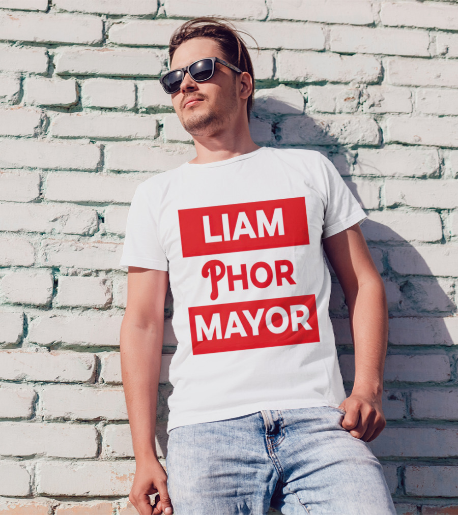 LIAM PHOR MAYOR Philadelphia Phillies T-Shirt