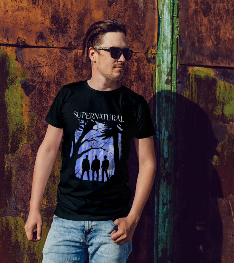Supernatural Forest Silhouettes Trio T-Shirt