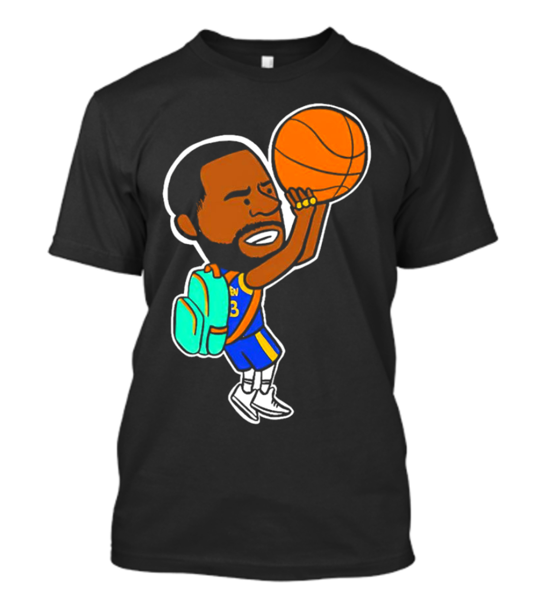 Dray Backpack Basketball Player Cartoon T-Shirt