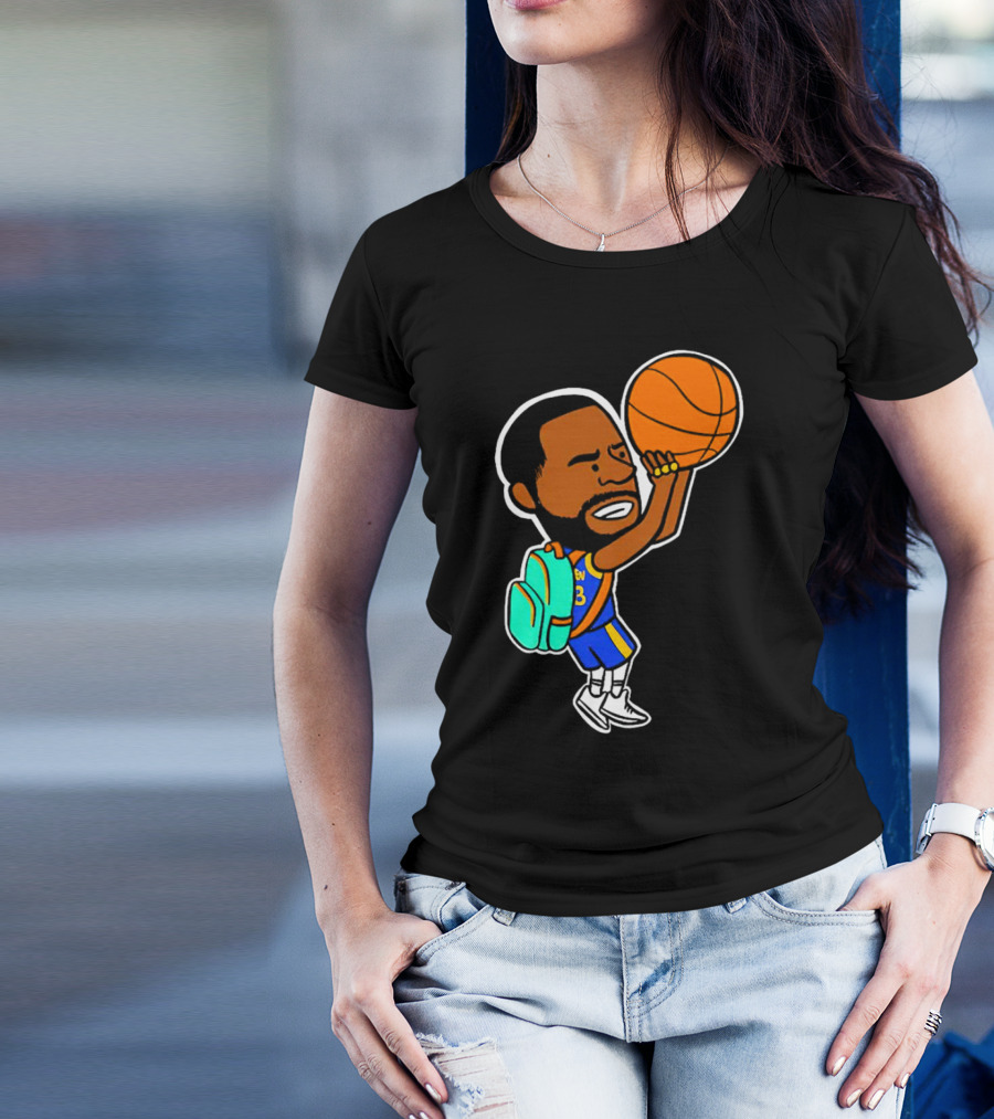 Dray Backpack Basketball Player Cartoon T-Shirt