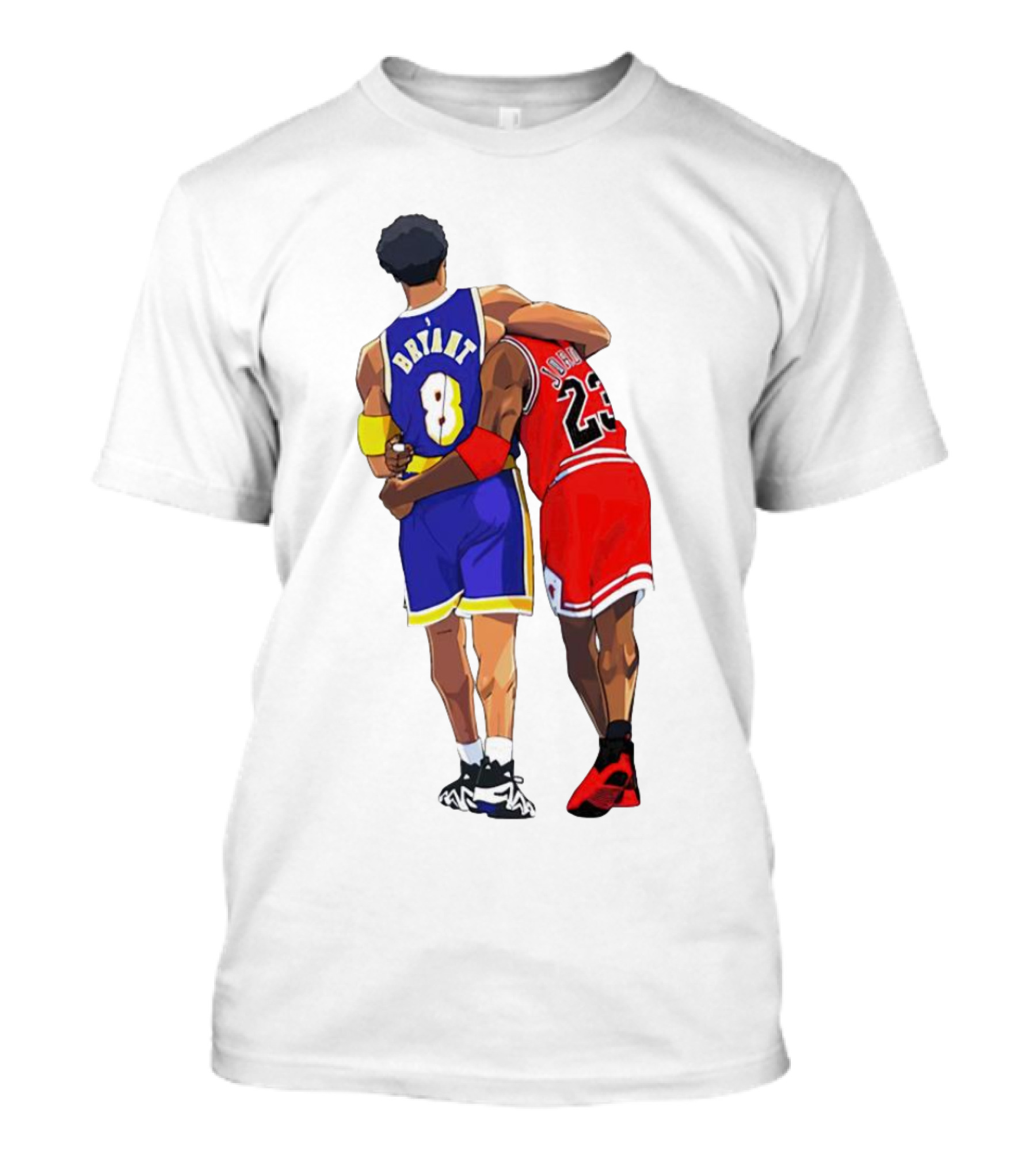 Kobe Bryant Michael Jordan Forever 8 23 Lakers Bulls T-Shirt
