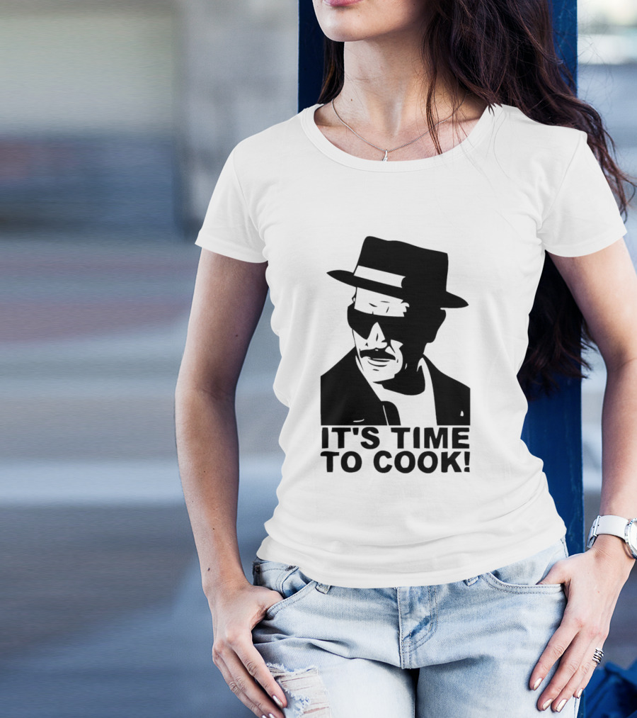 It's Time To Cook Heisenberg Silhouette Breaking Bad T-Shirt