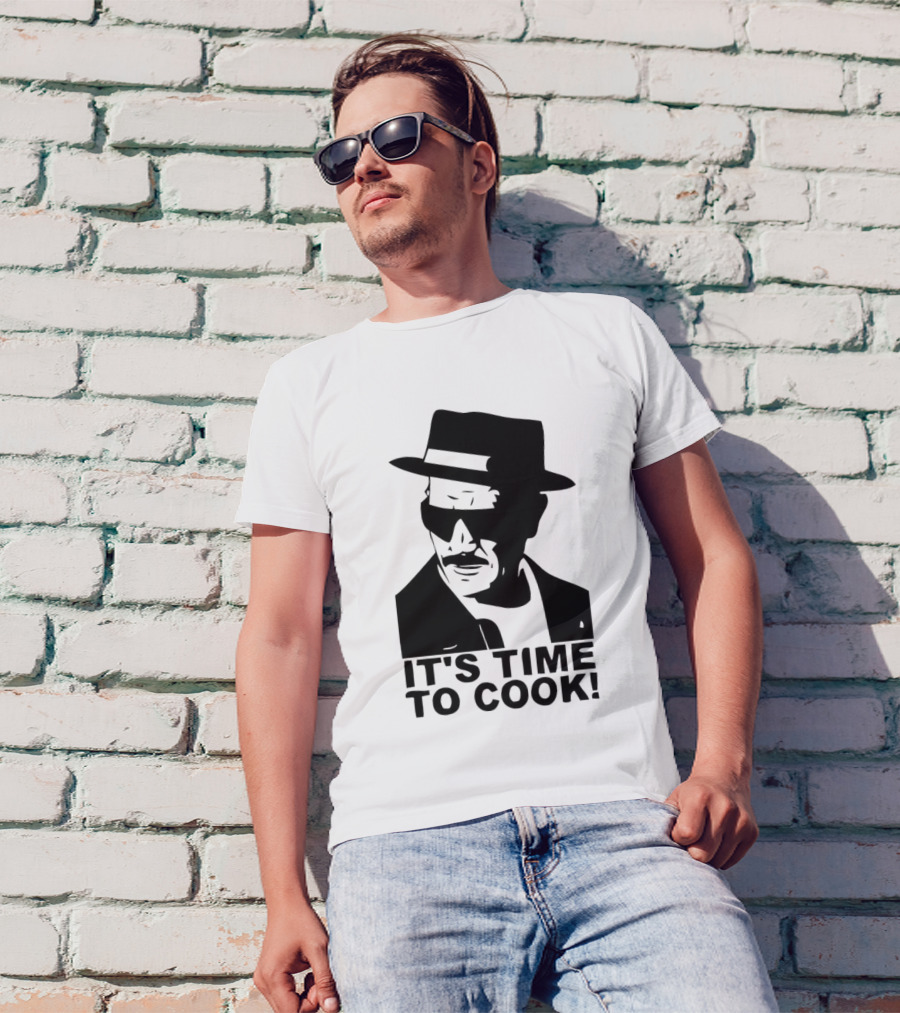 It's Time To Cook Heisenberg Silhouette Breaking Bad T-Shirt
