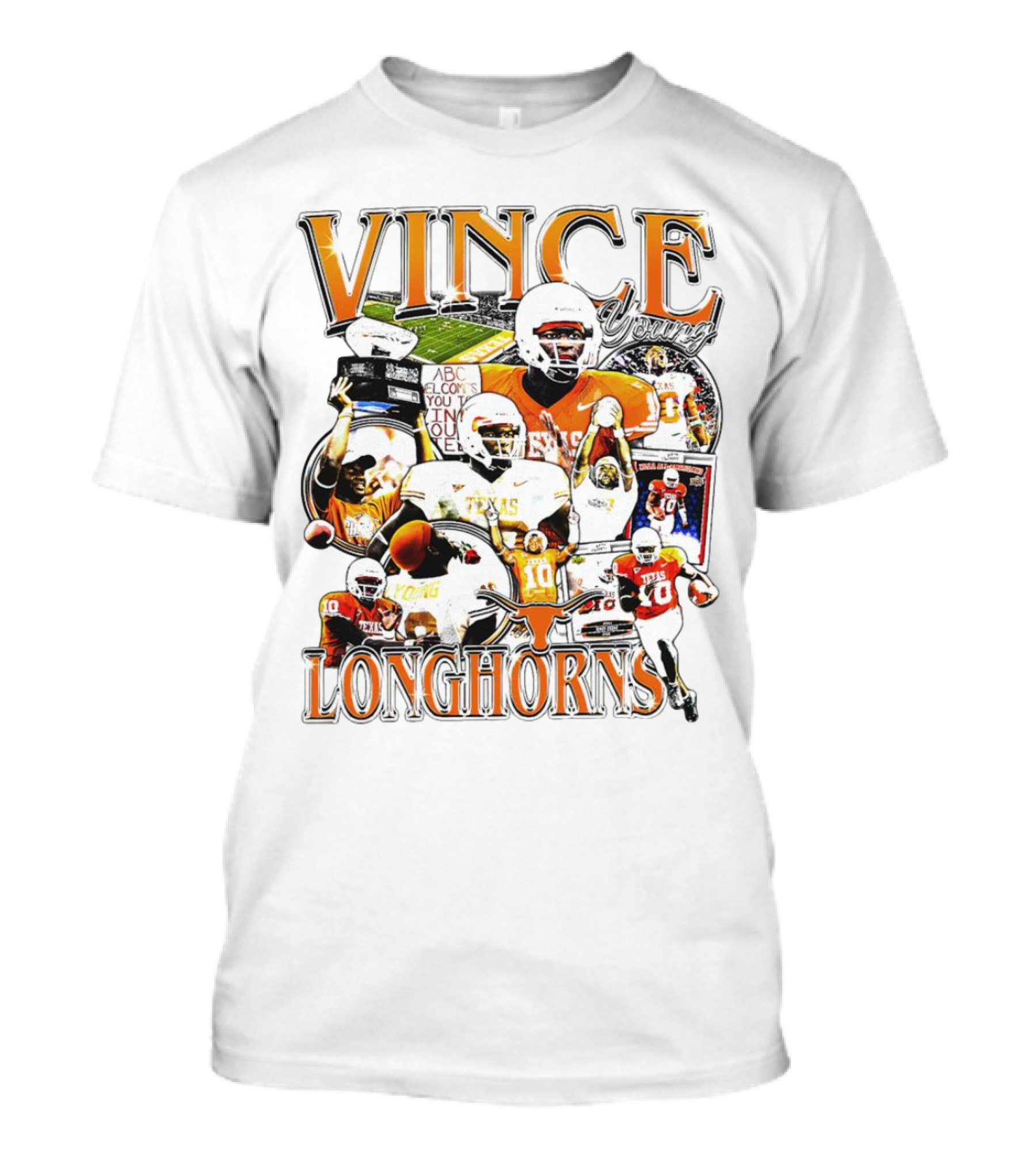 Vince Young Texas Longhorns Football Legends T-Shirt