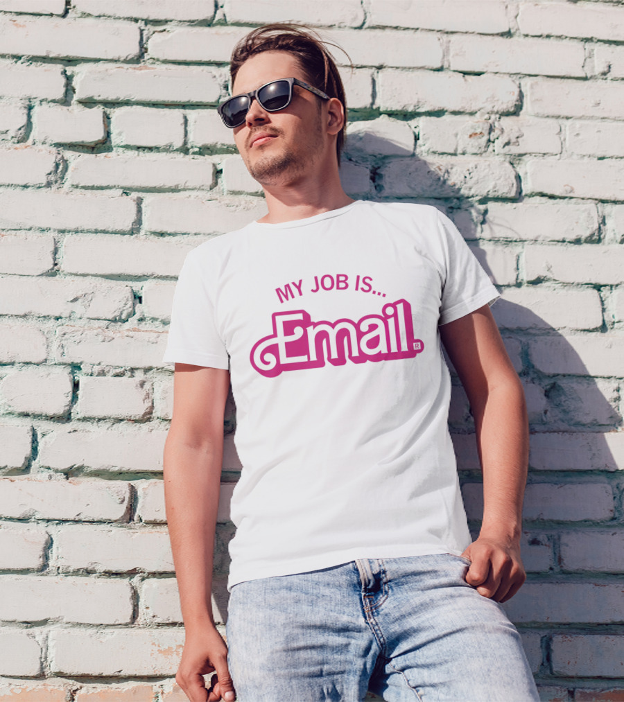 My Job Is Email Retro T-Shirt